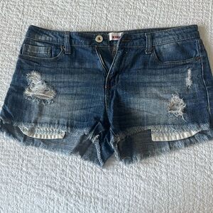 Denim shorts